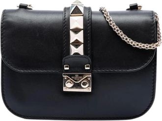 Valentino Pre-owned Glam Lock Crossbody - - Pre-owned - Donna - Nero - ONE SIZE