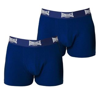 Lonsdale Boxershorts voor heren (Set van 2) (Marine)