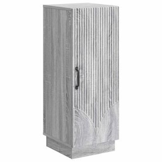 vidaXL Aparador Gris Sonoma 33 X 34,5 X 87 Cm Madera De Ingenier&iacute;a Vidaxl