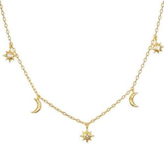 Satya Jewelry Enchanted Journey Celestial Choker Necklace in Gold at Nordstrom