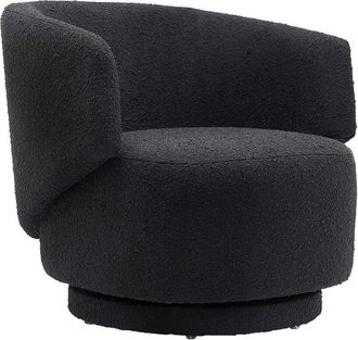 ModWay Celestia Boucle Fabric Swivel Chair