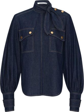 Zimmermann Donna, Camicette, Blu, S, new