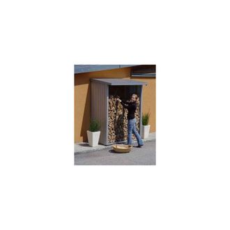 BIOHORT Le&ntilde;ero Caseta Metalica Woodstock 150 Color Gris Cuarzo Metalizado