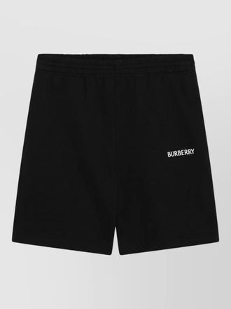 Burberry logo shorts featuring practical back pocket