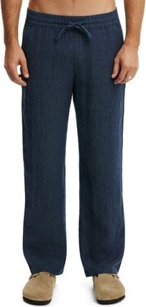 Cotton On Mens Baggy Linen Pant in Navy at Nordstrom, Size X-Small