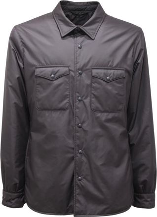 Mazzarelli Jassen, Heren, Blauw, S, Gewatteerde Cortina Jas Blauw