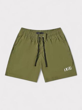 Amiri Mens Core Logo Swimtrunk Military Green - Size Small