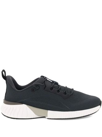 Boggi Milano reflective print lace-up sneakers - Grijs
