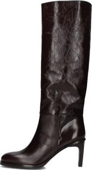 Zinda Hoge laarzen 3691 - Dames - Laarzen met Hak - Bruin - 39 EU - Leer - Schoenen