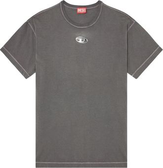 Diesel T-shirts en Poloshirts - Heren - T-shirts - Grijs - XL - Tops