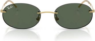 Ray-Ban Oval - Heren - Zonnebrillen - Geel - 54 MM - Accessoires