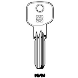 OEM 5 X Silca Ff19 Chiave Punzonata Ottone