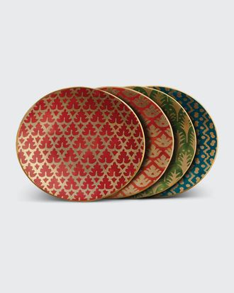 L'OBJET Fortuny Assorted Canape Plates, Set of 4
