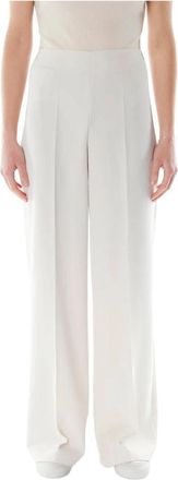 Drykorn Young Wijde Broek - Dames - Wijde Broeken - Wit - W30 L32 - Leer - Broeken