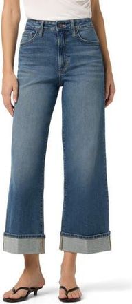 Joe's Cuffed High Waist Ankle Wide Leg Jeans in Gertrude at Nordstrom Rack, Size 24