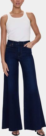 Pistola Denim Izzy Mid-Rise Wide Leg Jeans In Tristesse