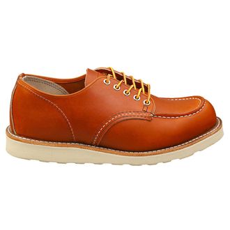 Red Wing Shoes Shop Moc Oxford Full Grain Leather Mens Comfort Shoes - Oro - Size:UK 10.5