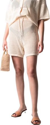 Nanushka Short Shorts - Dames - Bermuda - Beige - S - Korte Broeken