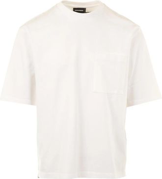 Dsquared2 Crewneck T-Shirt - Heren - T-shirts - Wit - S - Katoen - Tops