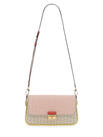 Michael Michael Kors Womens Bag With Logo Multicolour Pvc Shoulder