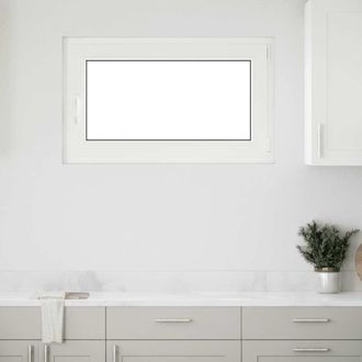 Berkfield Home Basement Window RISOR 100x60 cm Tilt&Turn DIN Right Anthracite