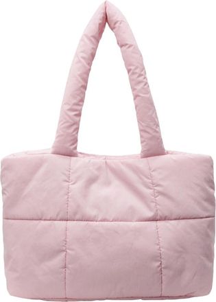 Generic Women Puffer Quilted Tote Bag Solid Color Hobo Bag for Daily Use (Black)