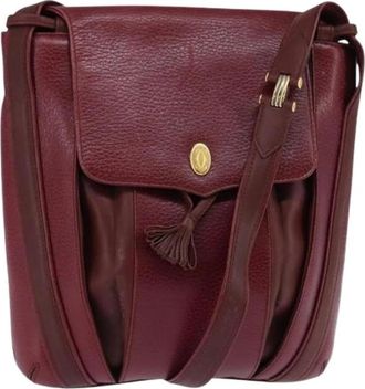 Cartier Pre-owned Leren Schoudertas - Dames - Vintage Schoudertas - Rood - ONE Size - Leer - Vintage