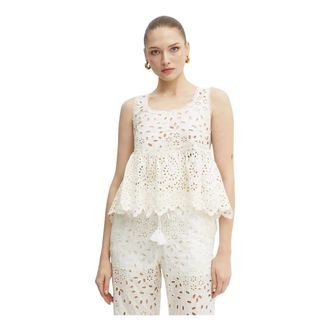Ermanno Scervino Donna, Top, Beige, M, new