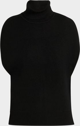 Toteme Double-Knitted Turtleneck Cape