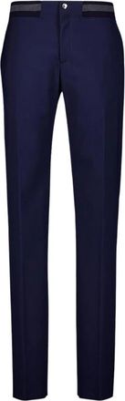 Off-white Elegante Streep-Detail Broek - Heren - Slim Fit Broeken - Blauw - S - Broeken