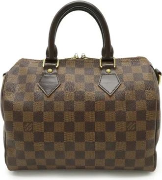 Louis Vuitton Pre-owned Handbags, female, Brown, Size: ONE SIZE Pre-owned Canvas handbags
