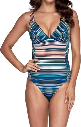Jets By Jessika Allen Dd/e Cup Underwire One Piece Swimsuit In Australia Spectrum