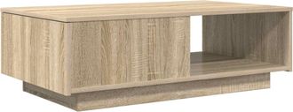 vidaXL Mesa De Caf&eacute; Roble Sonoma 95 X 55 X 31 Cm Madera De Ingenier&iacute;a Vidaxl