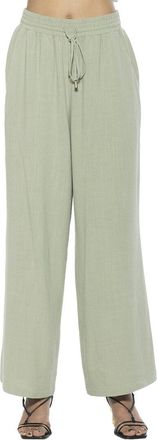 Alexia Admor Xila Linen-Blend Wide Leg Pant