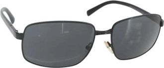 Prada Pre-owned Plastic Zonnebril - Dames - Vintage Accessoires - Zwart - ONE Size - Vintage