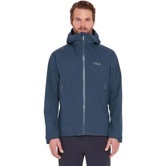 RAB Downpour Light Jacket - Mens in Tempest Blue at Nordstrom, Size Xx-Large