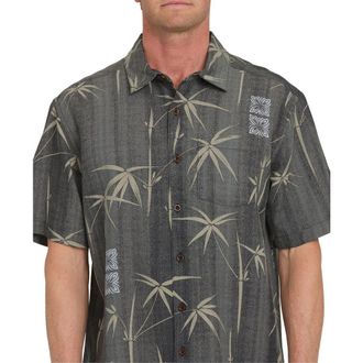 Quiksilver Bamb Bay WM SS Short Sleeve Shirt in Phantom at Nordstrom, Size Xx-Large