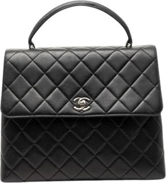 Chanel Pre-owned Kelly Bag - Dames - Vintage Handtas - Zwart - ONE Size - Leer - Vintage