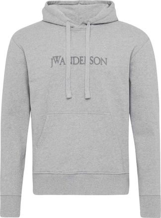 パーカー・フーディ JW ANDERSON Men Hoodies JW0215 PG1632907 Grey JW Anderson LOGO EMBROIDERY HOODIE Grey | BSTN Store
