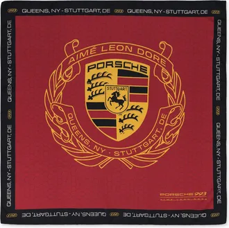 Aim&eacute; Leon Dore Red Porsche 993 Turbo Bandana
