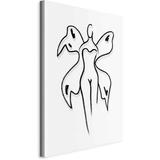 OEM Pintura - Mujer Mariposa (1 Parte) Vertical