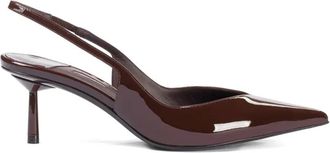 Le Silla Pumps Vivienne con cinturino posteriore - Marrone