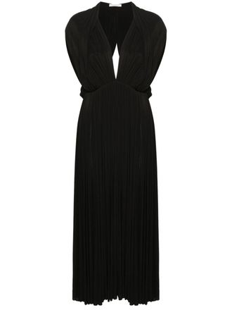 Philosophy di Lorenzo Serafini Abito smanicato plissettato - Nero