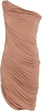 Norma Kamali Abito corto Diana - Marrone