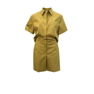 Kaos Kaos, Overhemden, Dames, Groen, S, Katoen, Boxy Katoenen Shirt