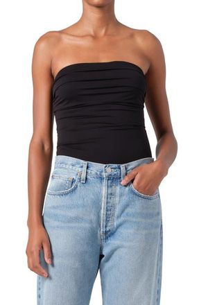 A Gold E Gwyneth Strapless Bodysuit in Black at Nordstrom, Size X-Small