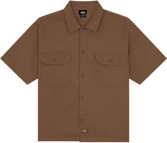 Dickies 247 GD Work Shirt - - Shirts - Uomo - Marrone - XL