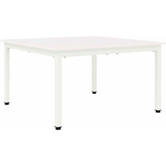vidaXL Coffee Table White 80 x 80 x 45 cm Solid Pine Wood vidaXL
