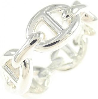 Herm&egrave;s Silver 925 Band Ring (Pre-Owned)