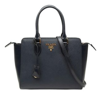 Prada Pre-owned Prada Soft Calf Trimmed Saffiano Lux Open Convertible Tote Ladies 9FRDNMNMHQM2MI23